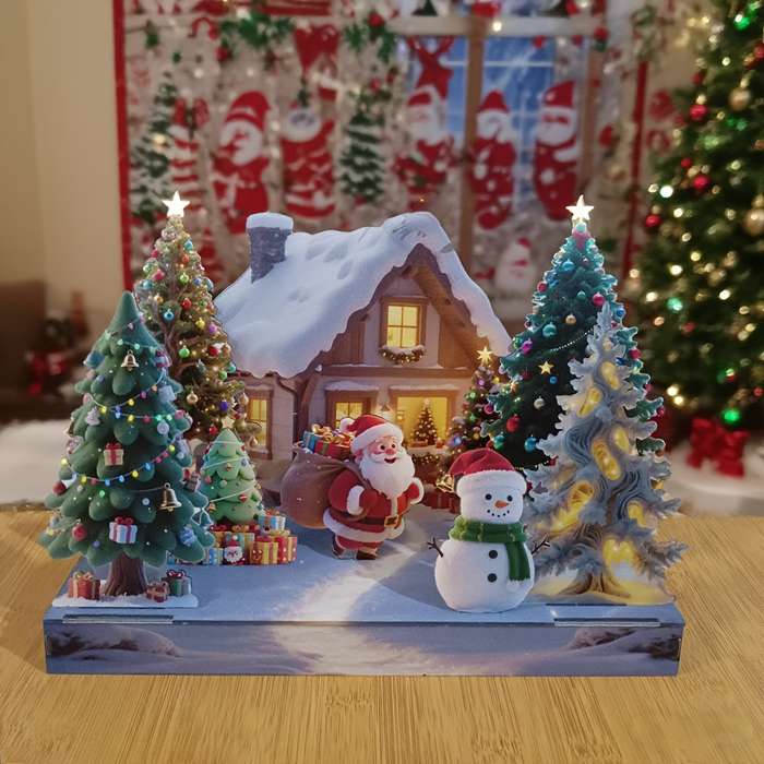 Building Toy Architectural Model Toy Set Model Christmas Ornaments
