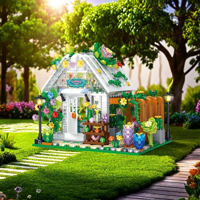 Building Toy Architectural Model Toy Set Color White 719Pcs