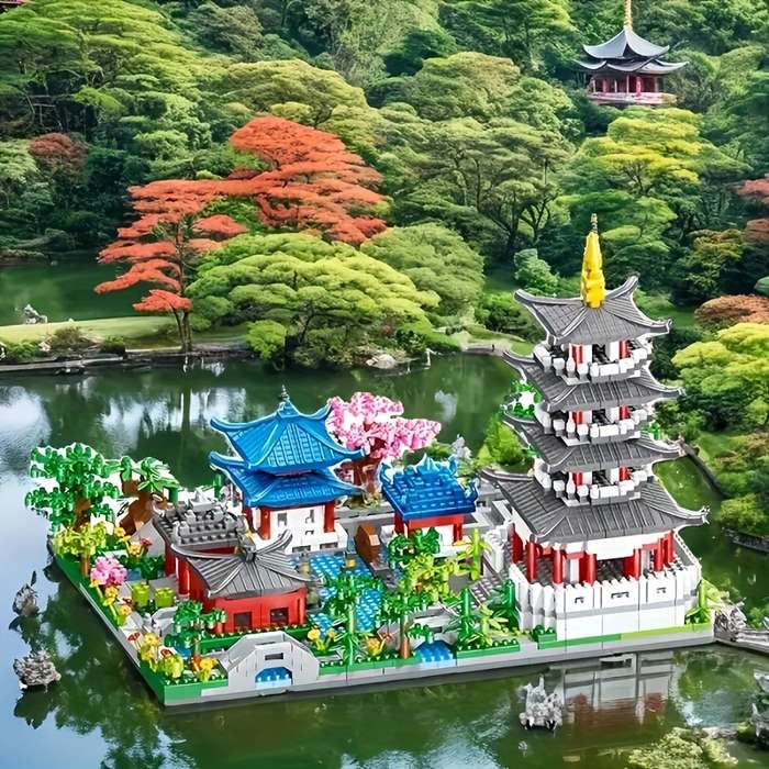 Building Toy Architectural Model Toy Set