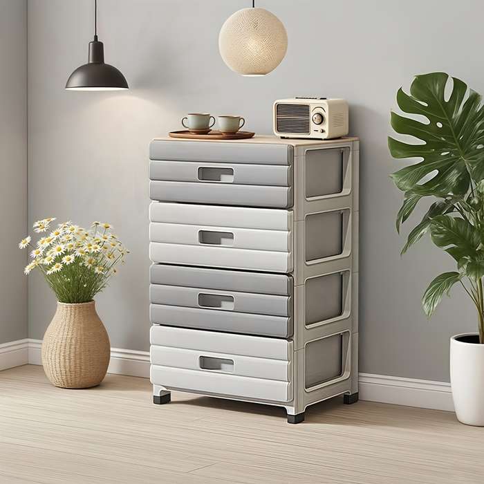 Storage And Organizationcolor Grey White Items 3 Layer