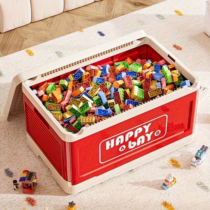 Storage And Organizationmodel Red   Foldable   Width 40Cm 15.75In   Wheels X 4