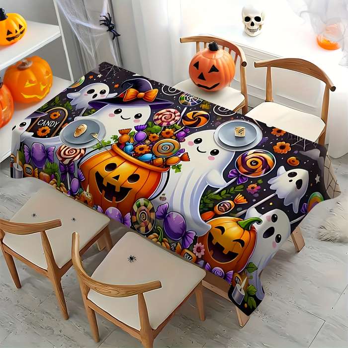 Halloween tablecloth decoration size 140cm x 220cm