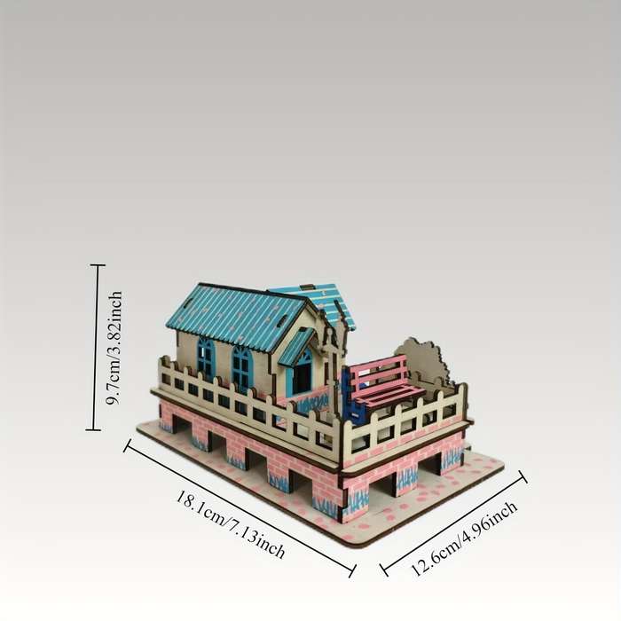 Building Toy Architectural Model Toy Set Style Comfortable Small House