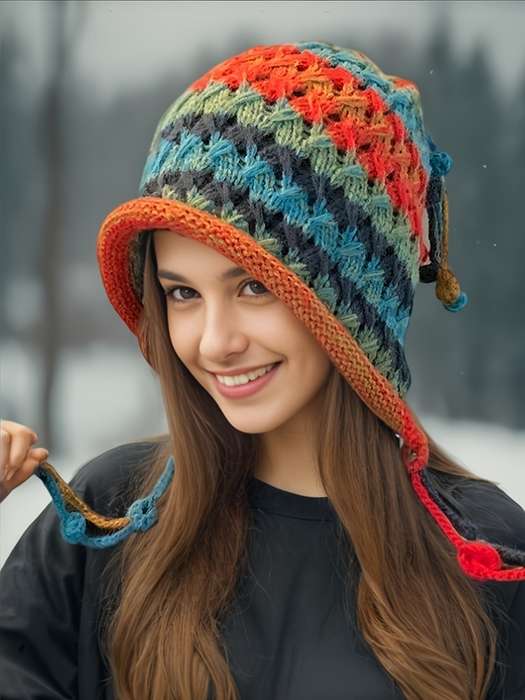 Winter Hat Style Mixed Color B Style
