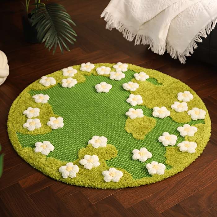 Pet Supplies Color Flowery Sisal Carpet