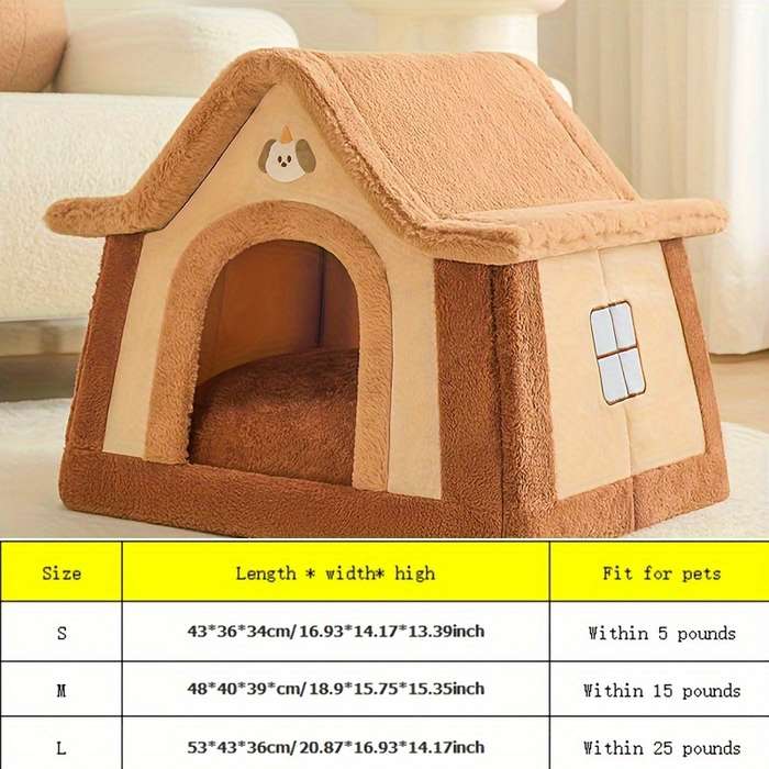 Pet Supplies Size M Style Cute Bear House