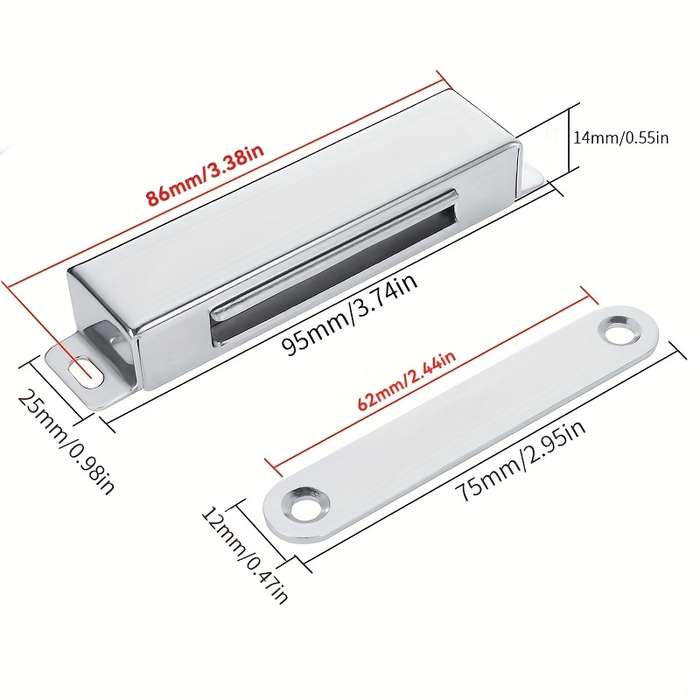 Lock Model 6Pcs Medium Plus 24 Screws
