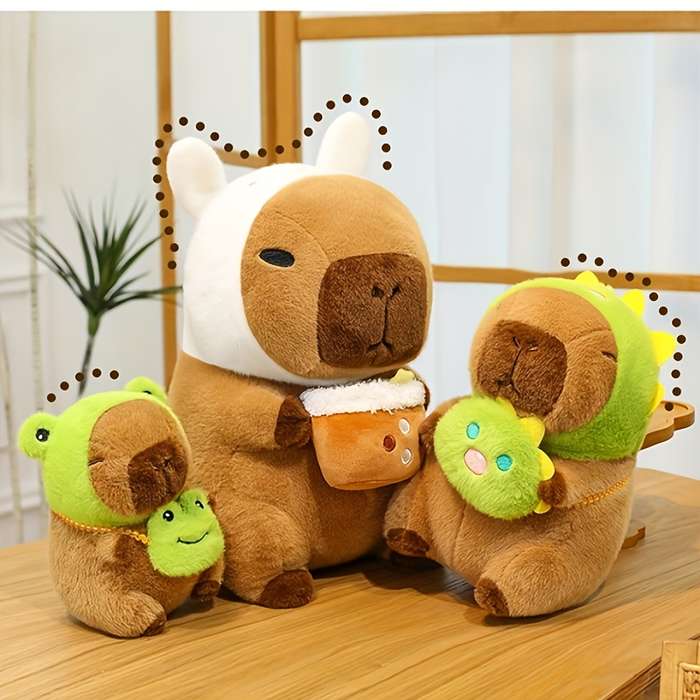 Toy Doll Model Frog Capybara