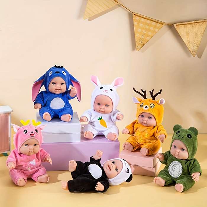 Toy Dolls color White Bunny Baby