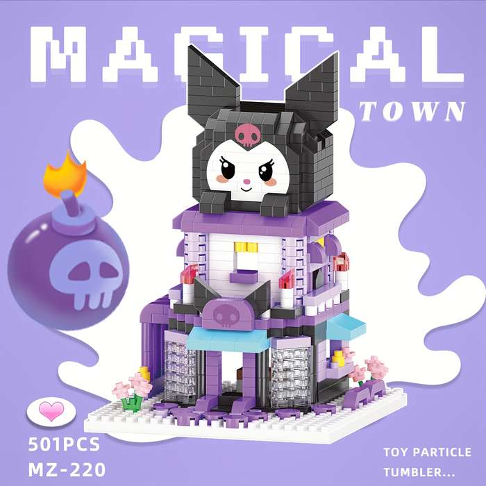 Building Toy Architectural Model Toy Set Items Street View Magic House