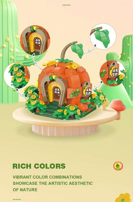 Building Toy Architectural Model Toy Set Style Red Fire House  96013