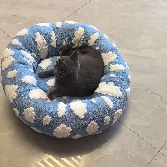 Pet Supplies Color Blue Sky White Cloud Color Model Xl Diameter 90 Model