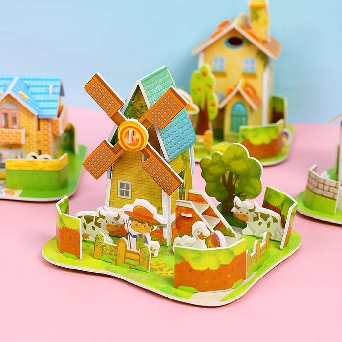 Building Toy Architectural Model Toy Set Quantity 18Pcs