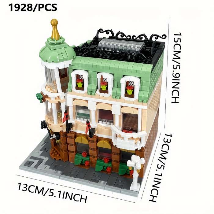 Building Toy Architectural Model Toy Set Style 1928 Pcs Apartment