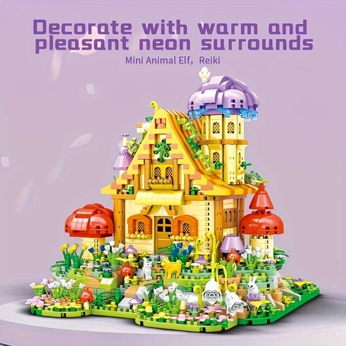 Building Toy Architectural Model Toy Set Style Without Box
