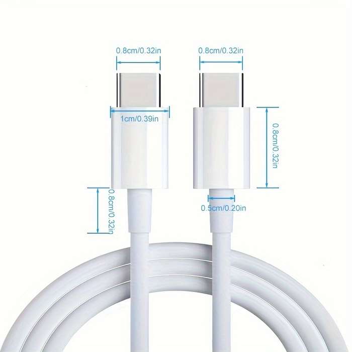 1pc Type-C fast charging data cable 100cm suitable for iPhone 15 iPhone 6 Samsung Huawei Xi