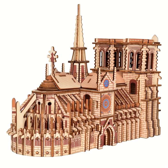 Building Toy Architectural Model Toy Set Style Three Dimensional Puzzle
