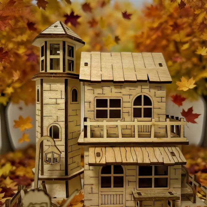 Building Toy Architectural Model Toy Set Items Fisherman S Hut
