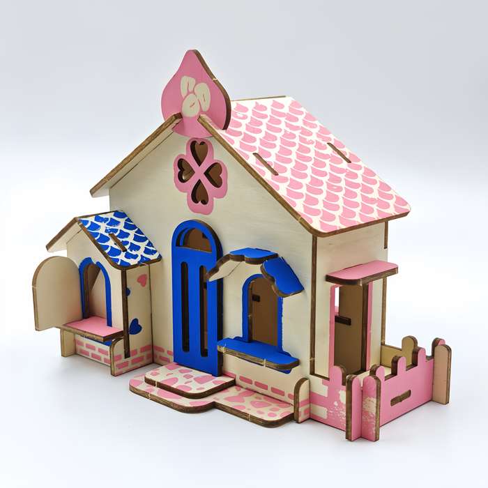 Building Toy Architectural Model Toy Set Items Chocolate House