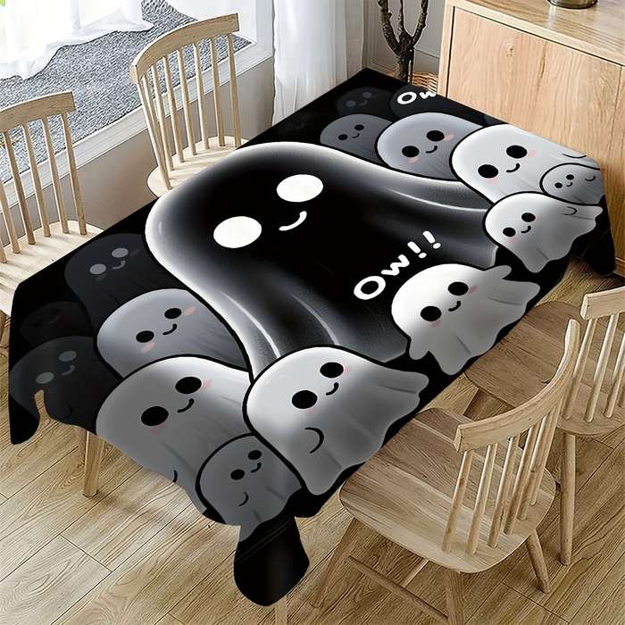 Halloween tablecloth decoration size 55.1 x 70.8in or 140 x 180cm