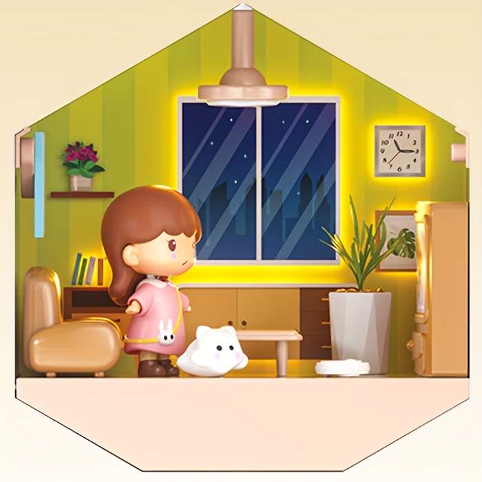 Building Toy Architectural Model Toy Set Style Study