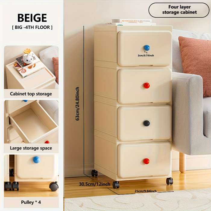 Storage And Organizationcolor Cream Size 25 X 30.5 X 46