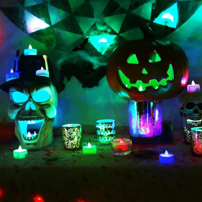 Halloween Decorations Color 24Pcs Colorful