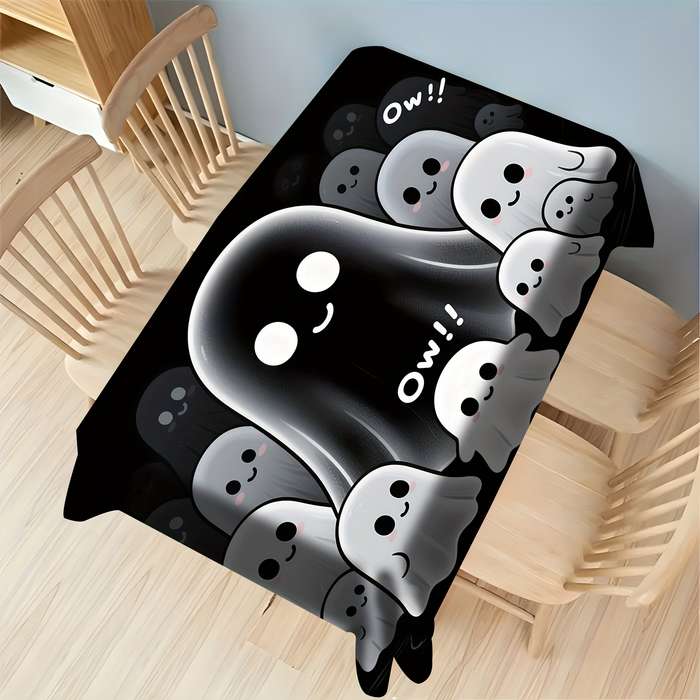 Halloween tablecloth decoration size 55.1 x 70.8in or 140 x 180cm