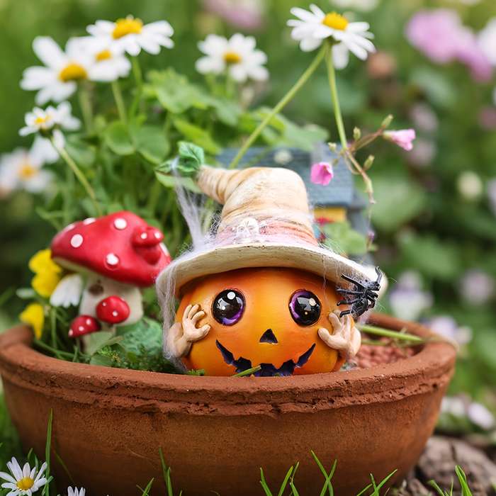 Halloween Decorations Material Hat Pumpkin Y