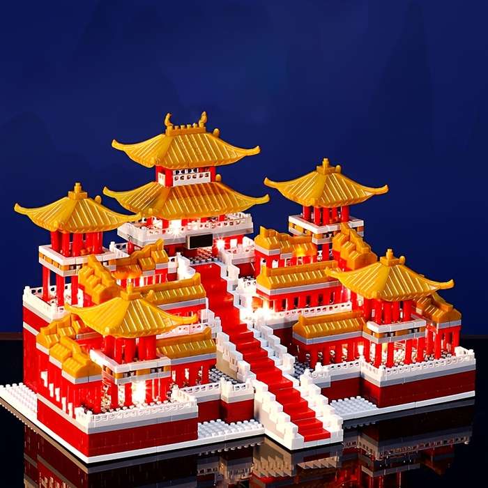 Building Toy Architectural Model Toy Set Color Cp1072