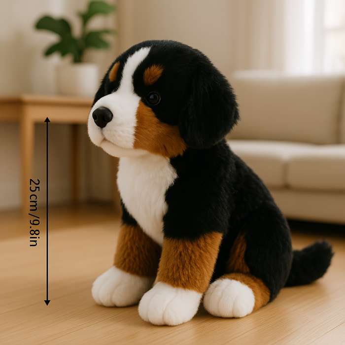 Toy Doll Style 24.89Cm Bernese Mountain Dog Sitting