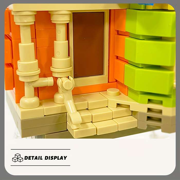 Building Toy Architectural Model Toy Set Style House