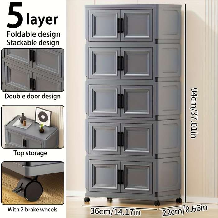 Storage And Organizationmodel 4 Layers   Dark Gray