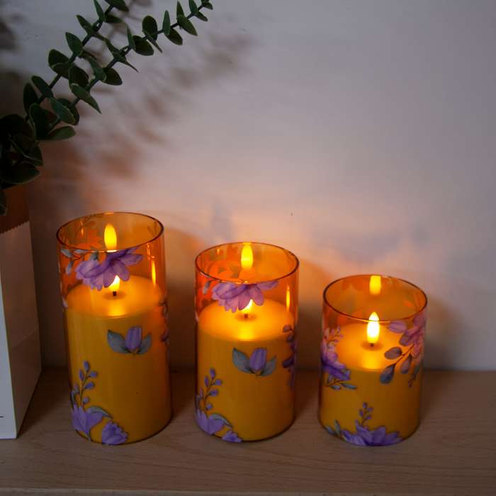Halloween Decorations Color  Transparent  3Pcs With Remote Control Model