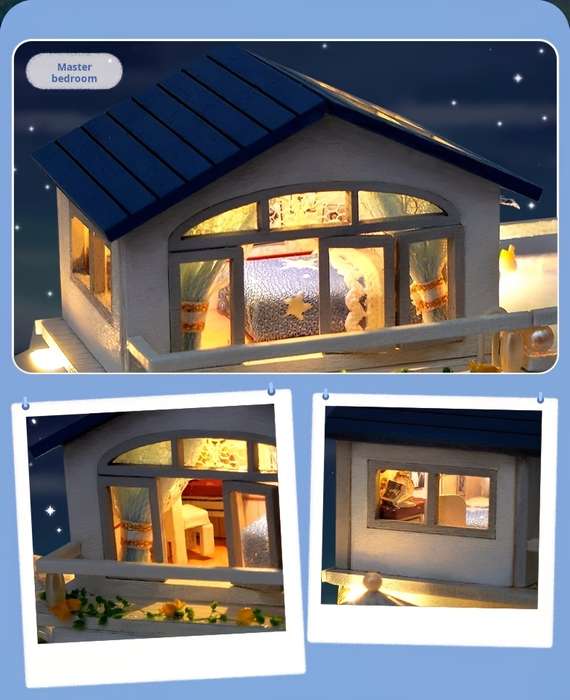Building Toy Architectural Model Toy Set Color Style1