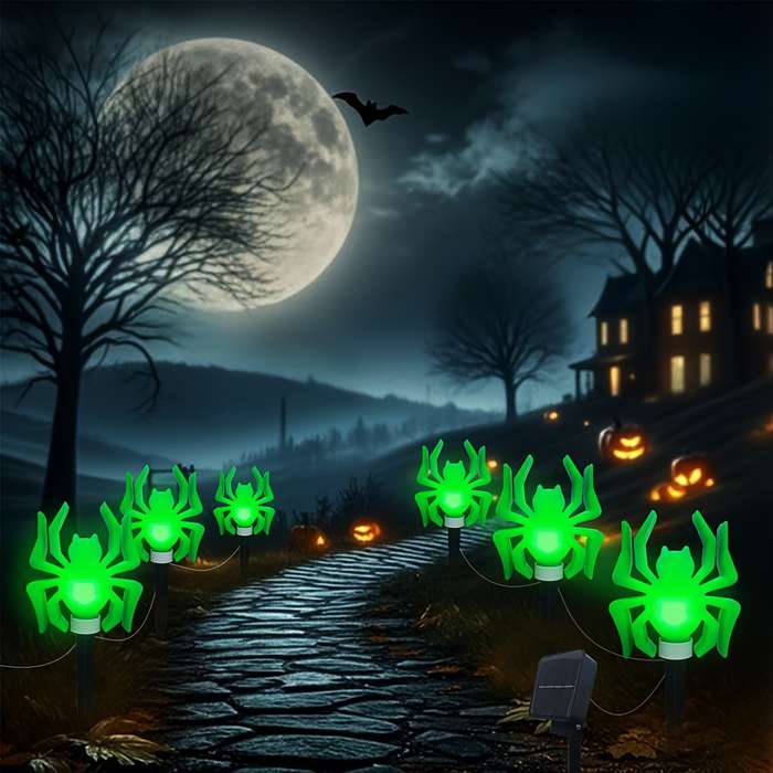 Halloween Decorations Color Purple Light Quantity 8Pcs Set