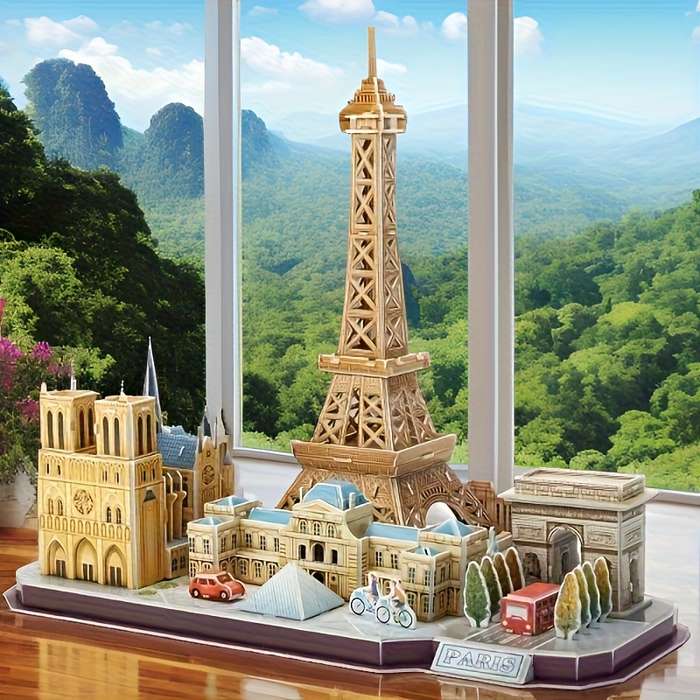 Building Toy Architectural Model Toy Set   Items City Paris