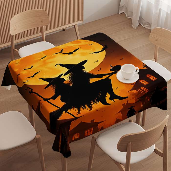 Halloween tablecloth decoration size 140cm x 140cm or 55.12in x 55.12in