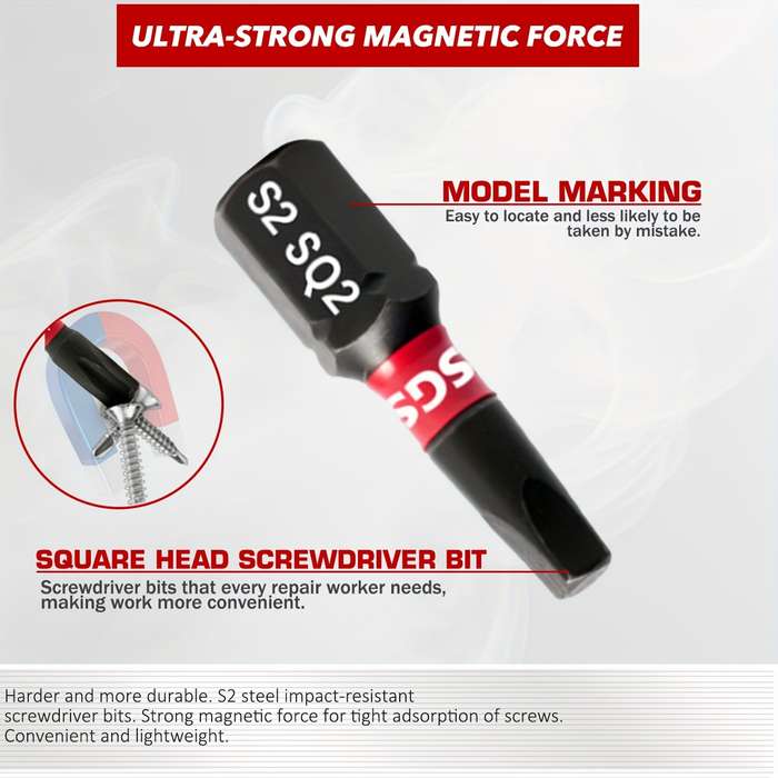 Screwdriver Bit Tool Set Color Black