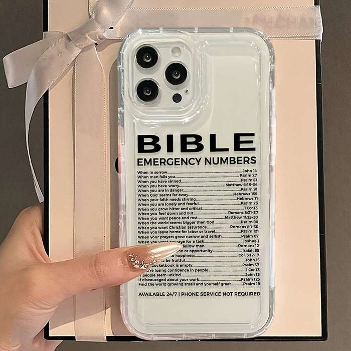 1Pc Transparent For iPhone 16 Plus Phone Case Phone Cover