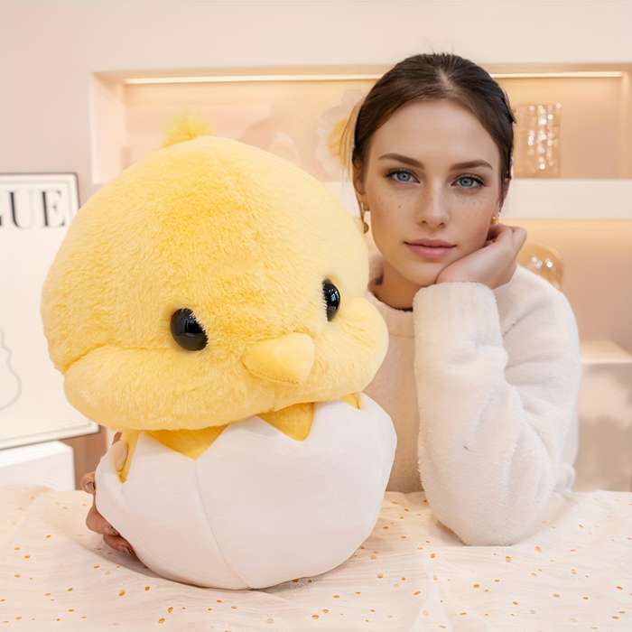 Toy Doll color Yellow Eggshell Chicken Doll size S 32cm