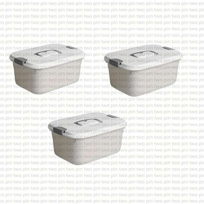 Storage And Organizationcolor 3 Piece Storage Box Set   Blue