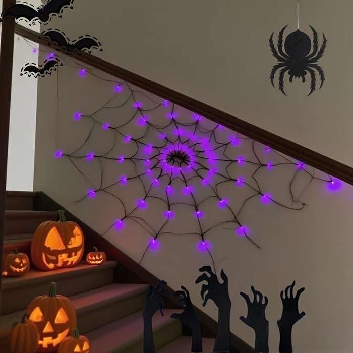 Halloween Decorations Color Purple Orange
