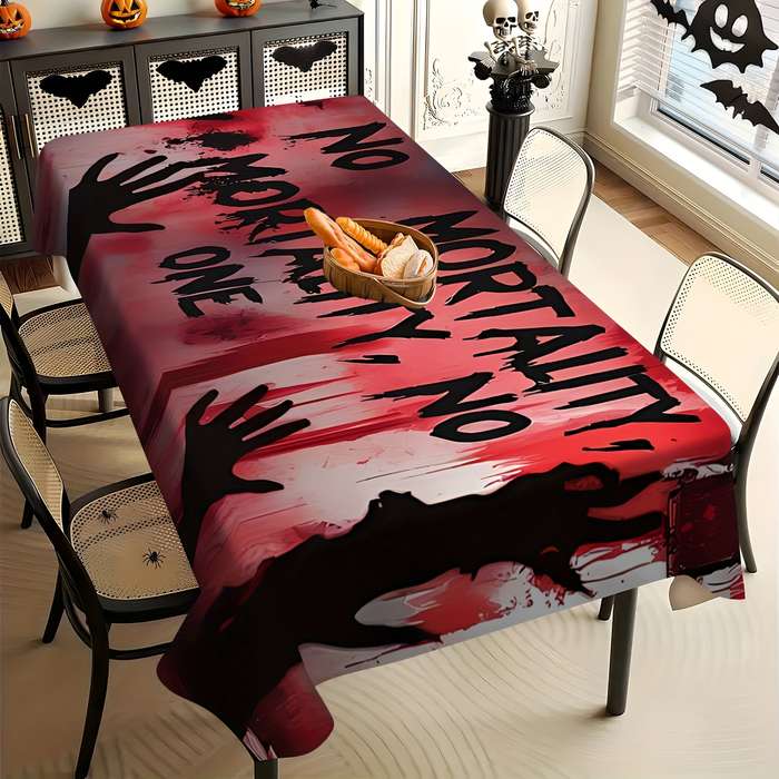 Halloween tablecloth decoration size 140cm x 220cm