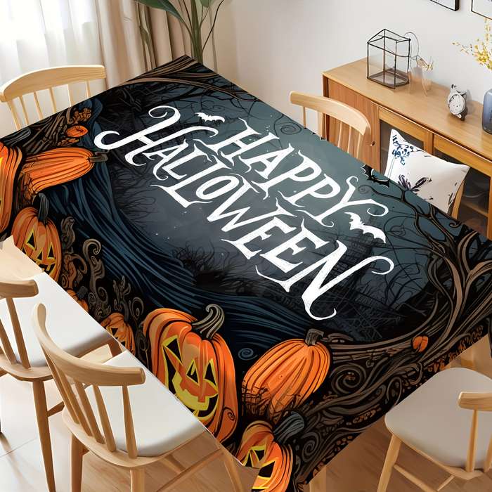 Halloween tablecloth decoration size 140 x 180cm