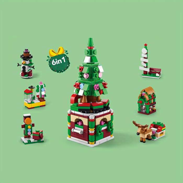 Building Toy Architectural Model Toy Set Style Christmas Train