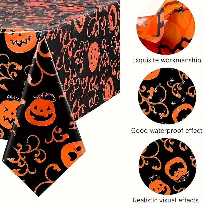 Halloween tablecloth decoration Quantity 2pcs