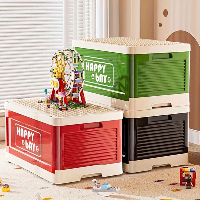 Storage And Organizationmodel Red   Foldable   Width 40Cm 15.75In   Wheels X 4
