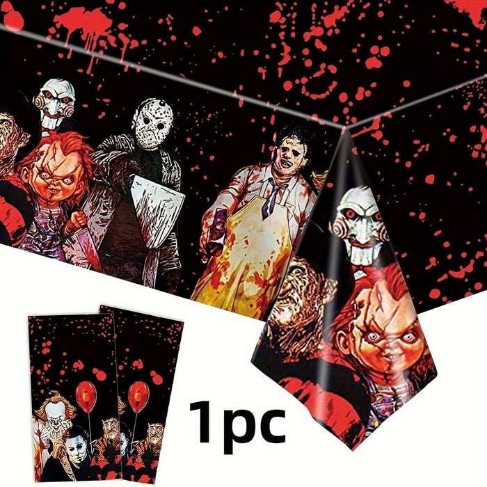 Halloween tablecloth decoration Quantity 2pcs