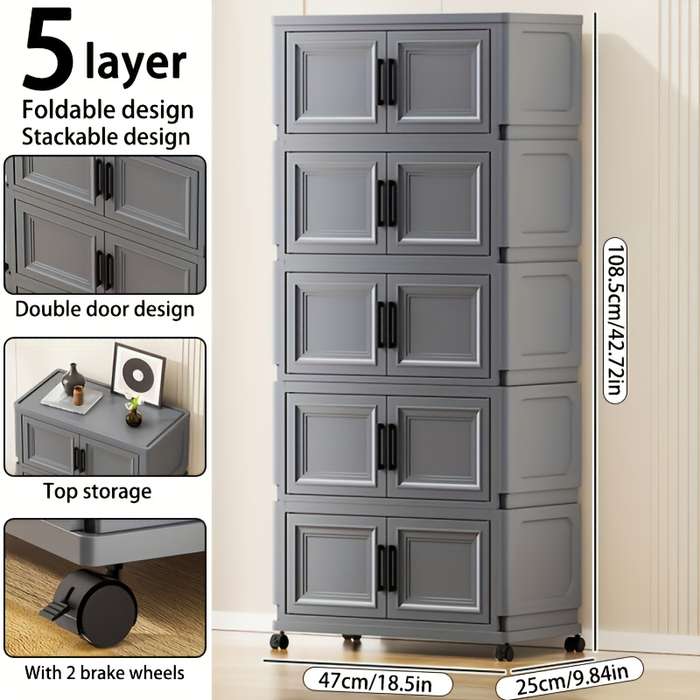 Storage And Organizationmodel 4 Layers   Dark Gray